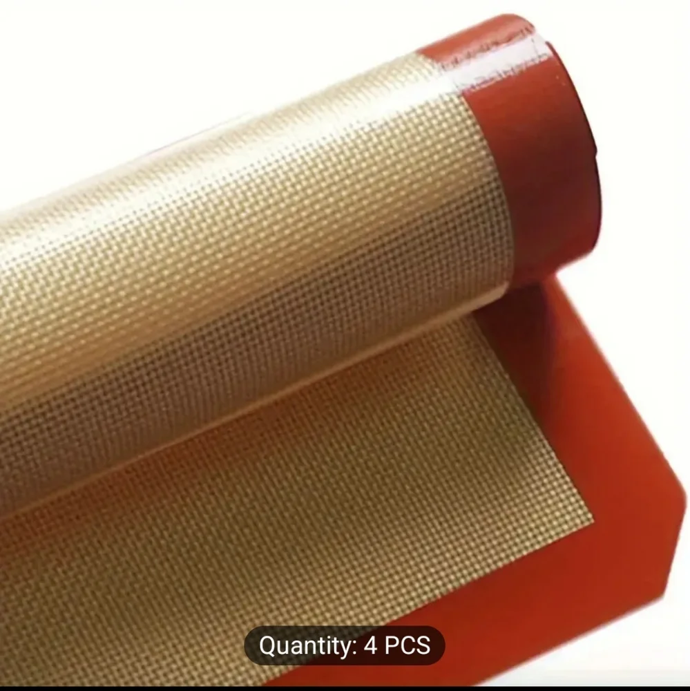 Silicone Baking Mats Set 4-Pack , Food Grade Non-stick Reusable, Silicon